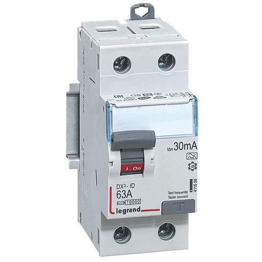 [LEG092837] Interrupteur Différentiel Dx³-Id 2P Type A 30 Ma Arrivée Hau legrand 092837