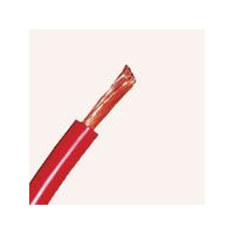 Fil électrique H07VK 16 mm2 souple rouge - couronne de 100m