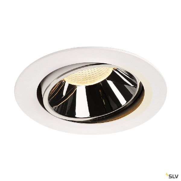 NUMINOS® MOVE XL, encastré plafond orientable, 40°, blanc/chrome LED 37,4W 3000K 1003738