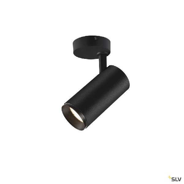 NUMINOS® M, plafonnier orientable, 60°, noir, LED, 20W, 4000K, variable Dali 1004500