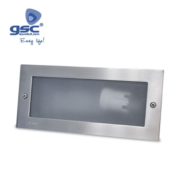Applique rectangulaire Aluminium encastrable E27 6 | 000700791