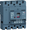 Disjoncteur Boitier Moulé h3+ P250 LSI AB 4P4D In160A Icu25kA à plage HHT161JA