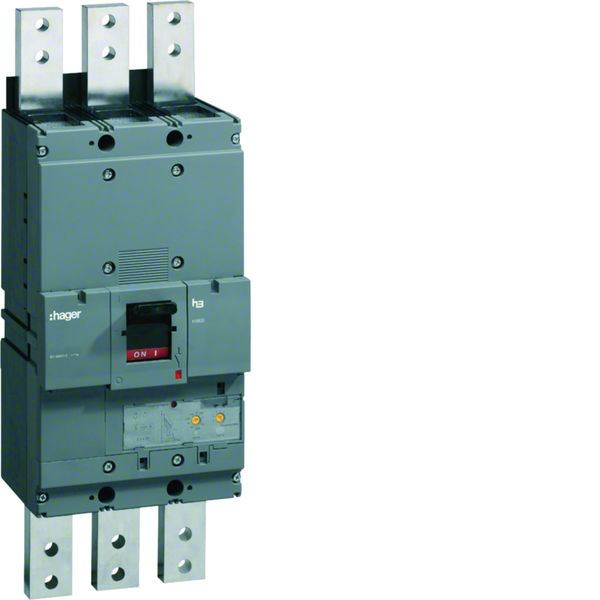 Disjoncteur Boitier Moulé h3 h1600 LSI 3P In1250A Icu70kA à plage HEF980H