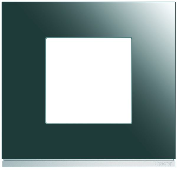 Plaque de finition Gallery 1 poste Mirror glass WXP5002