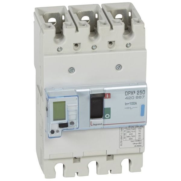 Dpx3 250 Elect + Mesure 3P 100A 70Ka legrand 420667