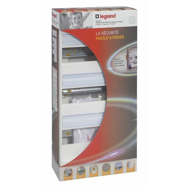 Coffret À Équiper Drivia 3 Rangées 13 Modules Avec Borniers legrand 093022