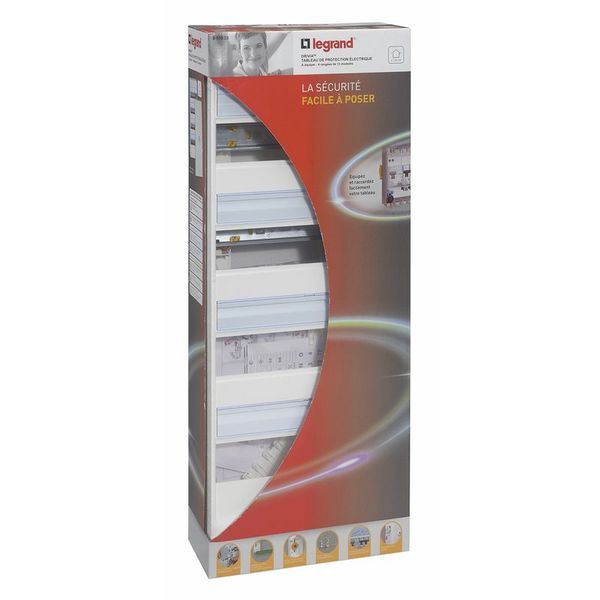 Coffret À Équiper Drivia 4 Rangées 13 Modules Avec Borniers legrand 093023
