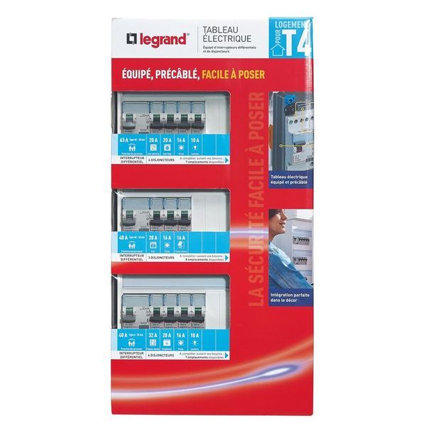 Tableau Électrique Équipé Drivia Spécial Pour Logement T4 legrand 093057