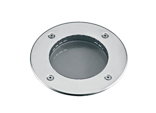 [ARI1752] Walker 2-enc. sol ext. ip67 ik10, rond, tôle inox, e27 r63 40w max, lp - 1752