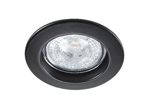 [ARI4785] Fixo - 12 - encastré gu5,3, rond, fixe, noir, lampe non incl. - 4785