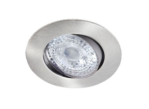 [ARI50536] K8 - encastré, basc. 20°, nickel, led intég. 8w 3000k 680lm, ugr &lt;22, - 50536