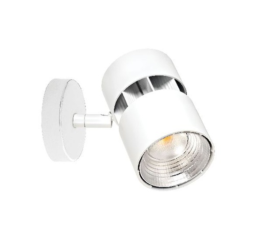 [ARI50572] Ninety 01 - proj. s/patère, blanc, angle 70°, led intég. 30w 3000k 300 - 50572