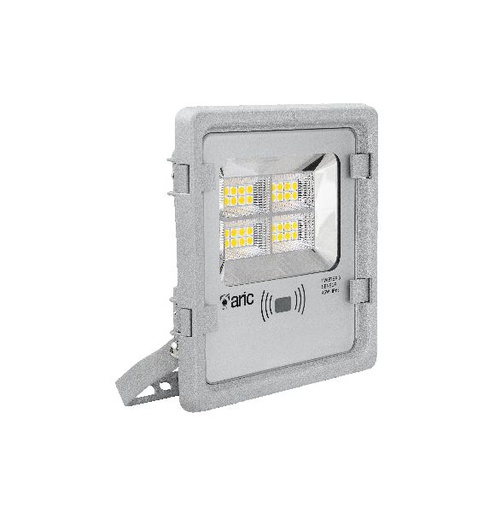 [ARI50875] Twister 3 sensor, proj. ext. ip65 ik08, gris, led 90° 45w 3000k 4950lm - 50875