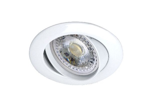 [ARI51040] Galaxy - encastré gu10, rond, basc., blanc, a/lpe led 7w 3000k 650lm i - 51040