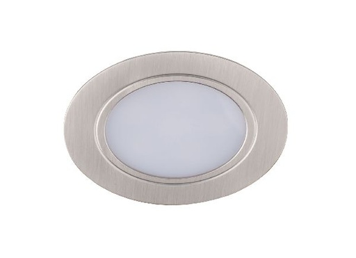 [ARI5333] Meubled - encastré ip44, rond, fixe, alu, led intég. 1,7w 4000k 75lm - 5333