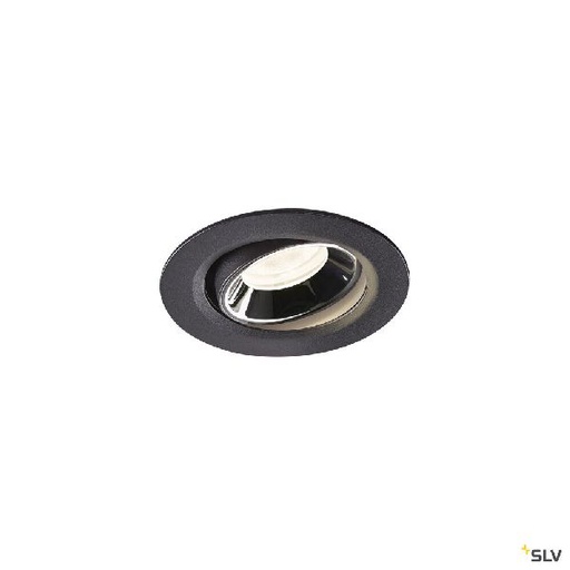 [DC1005591] NUMINOS® MOVE XS, encastré plafond orientable, 20°, noir/chrome, LED, 7W, 4000K 1005591