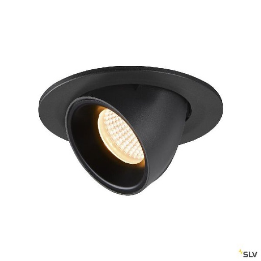 [DC1005888] NUMINOS® GIMBLE S, encastré de plafond intérieur, 40°, noir, LED, 8,6W, 3000K 1005888