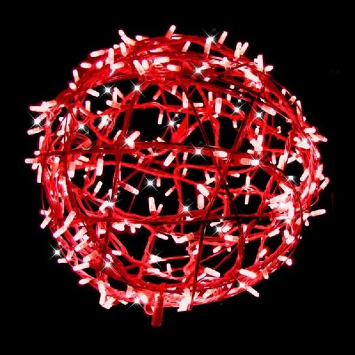 [FES-98606-AWP2-Z] SATURN - Sphère ø60cm230V Rouge pétillant - Festilight 98606-AWP2-Z