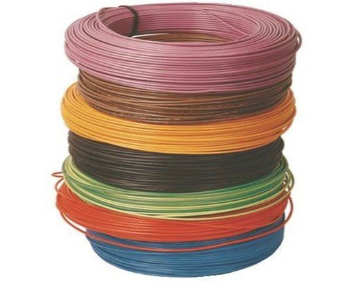 [ORFL1994] Fil de cablage rigide rouge 8/10em 1x0,5mm2 pour fluorescent 100m