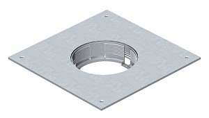 [OBO7400501] Plaque d'adaptation UZD 250 DUG 250-3 RM2 7400501