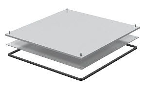 [OBO7400744] Plaque finition revêt de sol BEK F250-2 4 7400744