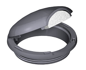 [OBO7408024] Couvercle de protection SH80 9011 7408024