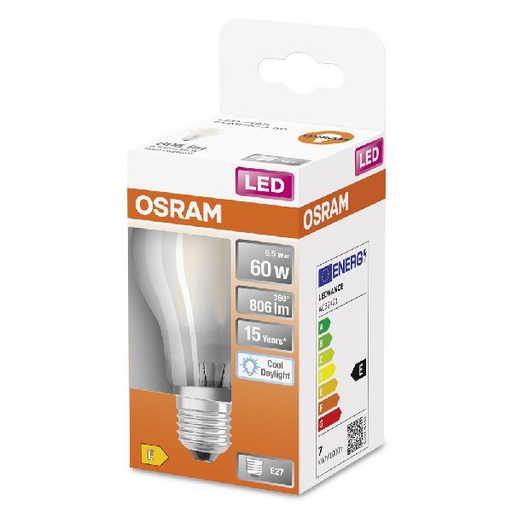 [OSR466098] LED Star RETROFIT matt CLA 60 non-dim 7W/865 E27 806LM BOX - 466098