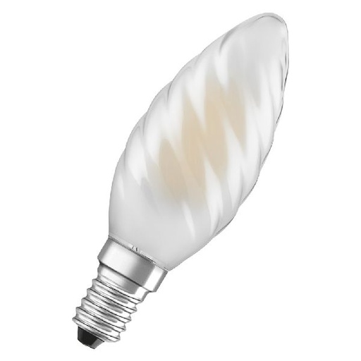 [OSR602878] LED SuperStar+ Flamme torsadée verre dep var 3,4W=40 E14 ch - 602878