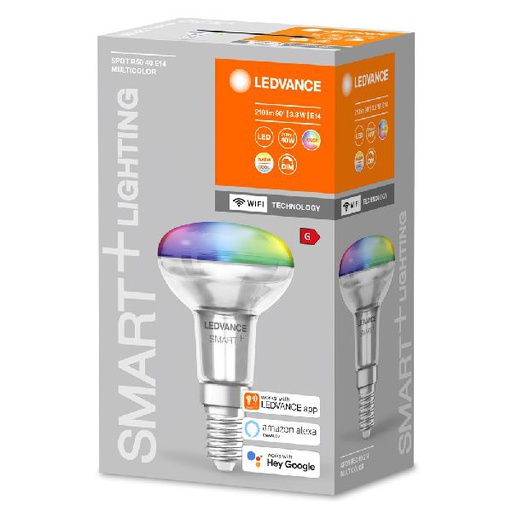 [OSR609556] Ledvance Smart+ WF Spot R50 GLAS RGBW 40 E14 - 609556