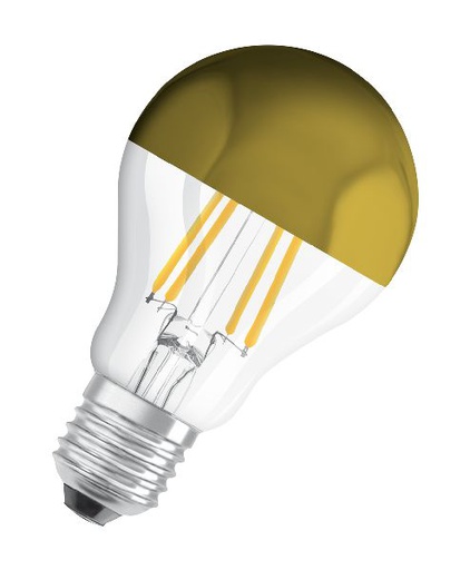 [OSR435360] LED Star CL A FIL Mirror Gold 37 non-dim 4W/827 E27 - 435360