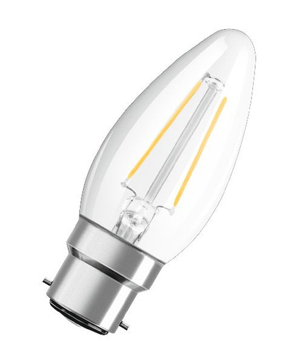 [OSR451636] LED Star CL B FIL 25 non-dim 2,5W/827 B22d - 451636