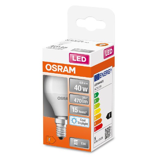 [OSR431010] LED Star CL P FR 40 non-dim 5,5W/865 E14 - 431010