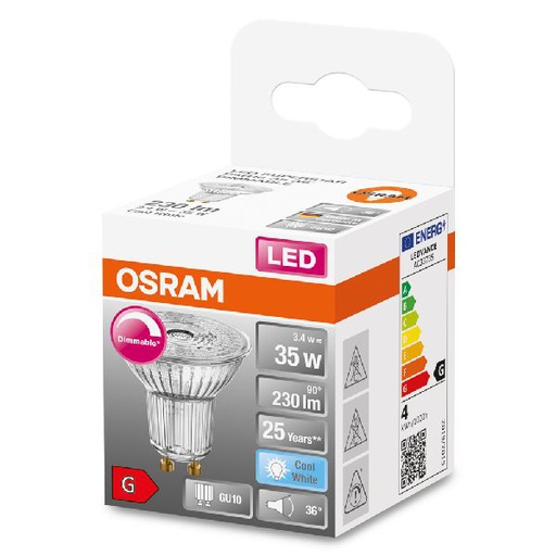 [OSR431690] LED SuperStar PAR16 35 dim 36° 3,7W/940 GU10 - 431690