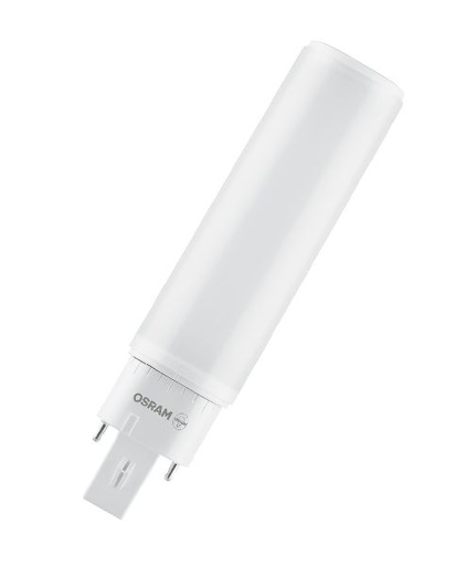 [OSR558328] Osram LED DULUX D 18 Dépolie G24d-2 700lm 830 7W Douille Rotative - 558328