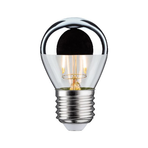 [PAU28664] LED sphérique calotte réflect 220lm E27 2700K 2,6W 230V Argent