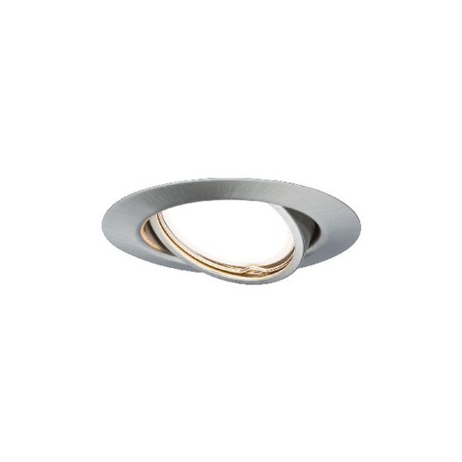 [PAU93420] ENC Base rond orientable LED 3x5W 230V GU10 51mm acier brut/métal
