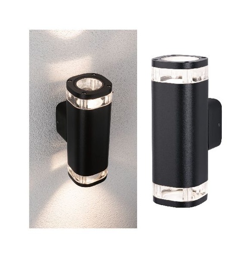 [PAU94719] Applique extérieure 230 V Colum 2 x GU10 IP44 anthracite