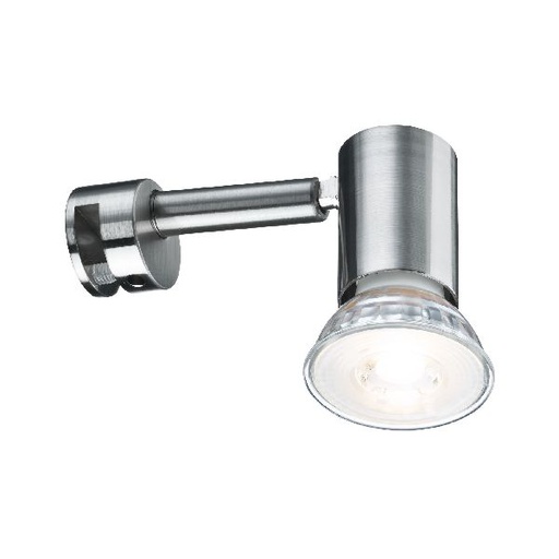 [PAU99905] Galeria Simplo LED éclairage de miroir 1x5,3W GU10 Acier brossé 230 V Métal