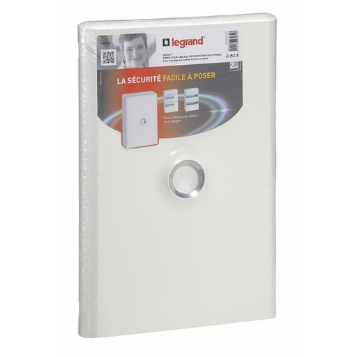[LEG093031] Porte Pour Coffret Drivia 2 Rangées 13 Modules Blanche legrand 093031
