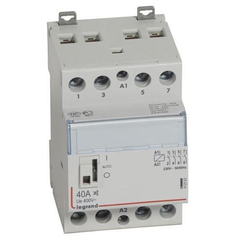 [LEG412562] Contacteur Puissance Cx³ Silencieux Bobine 230V~ -4P 400V~ 4 legrand 412562