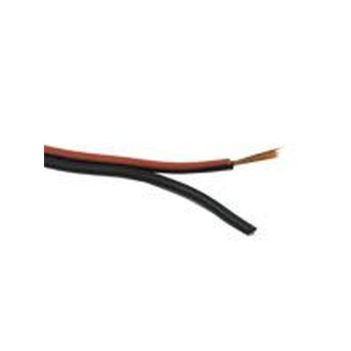 [CAB-HP4] Câble Haut-Parleurs 2X2.5 Noir Rond - Couronne De 100M