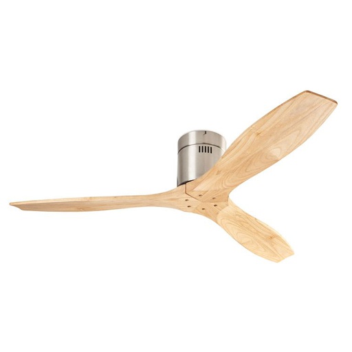 [LD3053778193] Ventilateur stem nickel satiné 30-5377-81-93