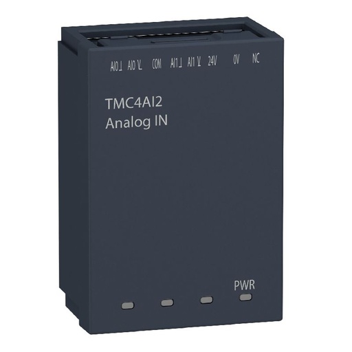[SCHTMC4AI2] Modicon M241, module 2 entrées analogiques, tensio TMC4AI2
