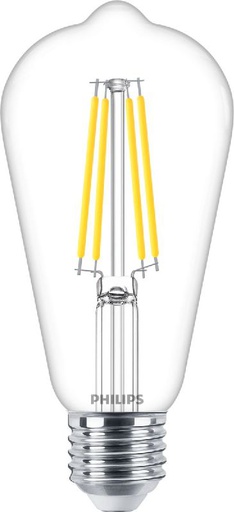 [PHI347960] MASTER VALUE LEDBulb Filament Dim 5.9-60W E27 2700K Cla 347960 Philips